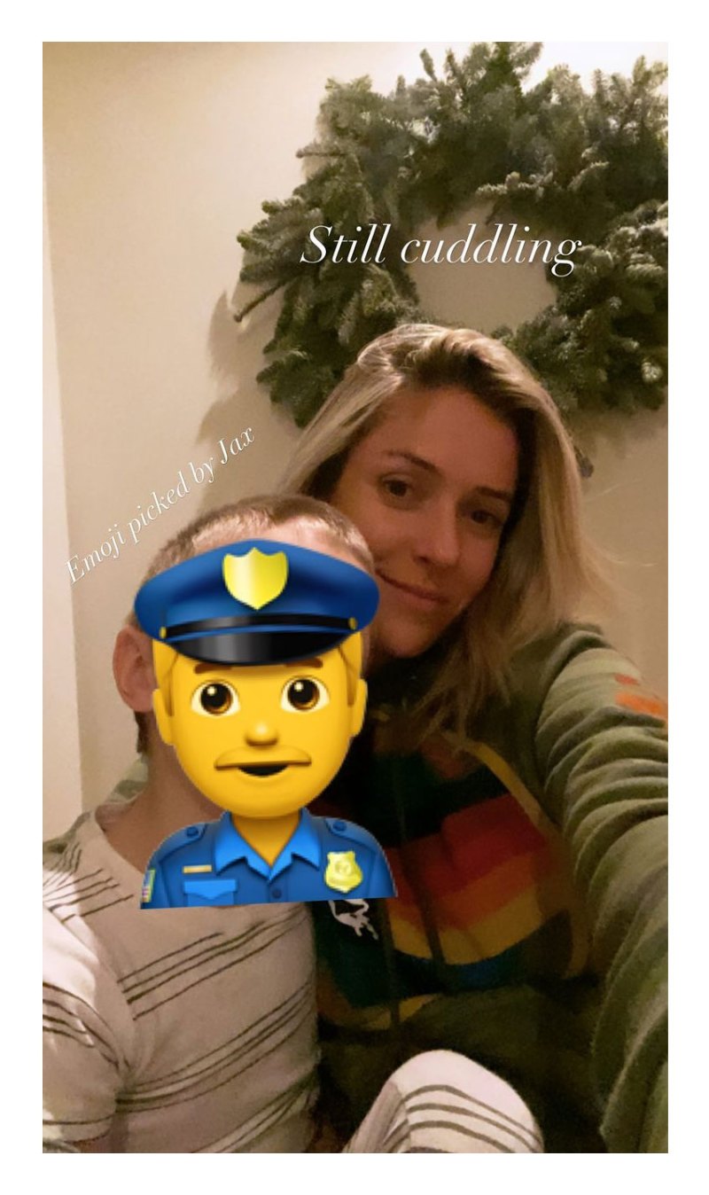 Kristin Cavallari and Jaxon Emoji