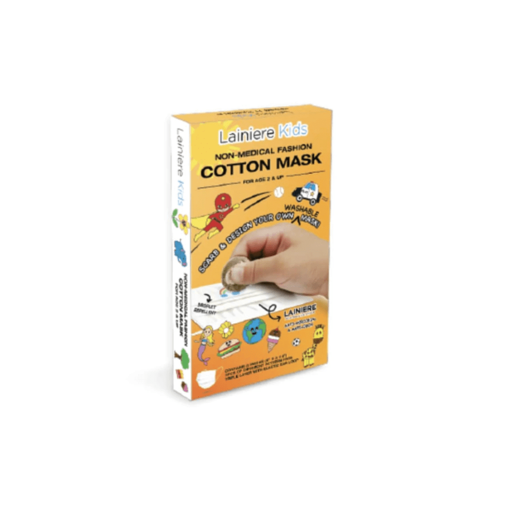 Lainiere Health | Kid's DIY Cotton Face Mask - Box Set of 4