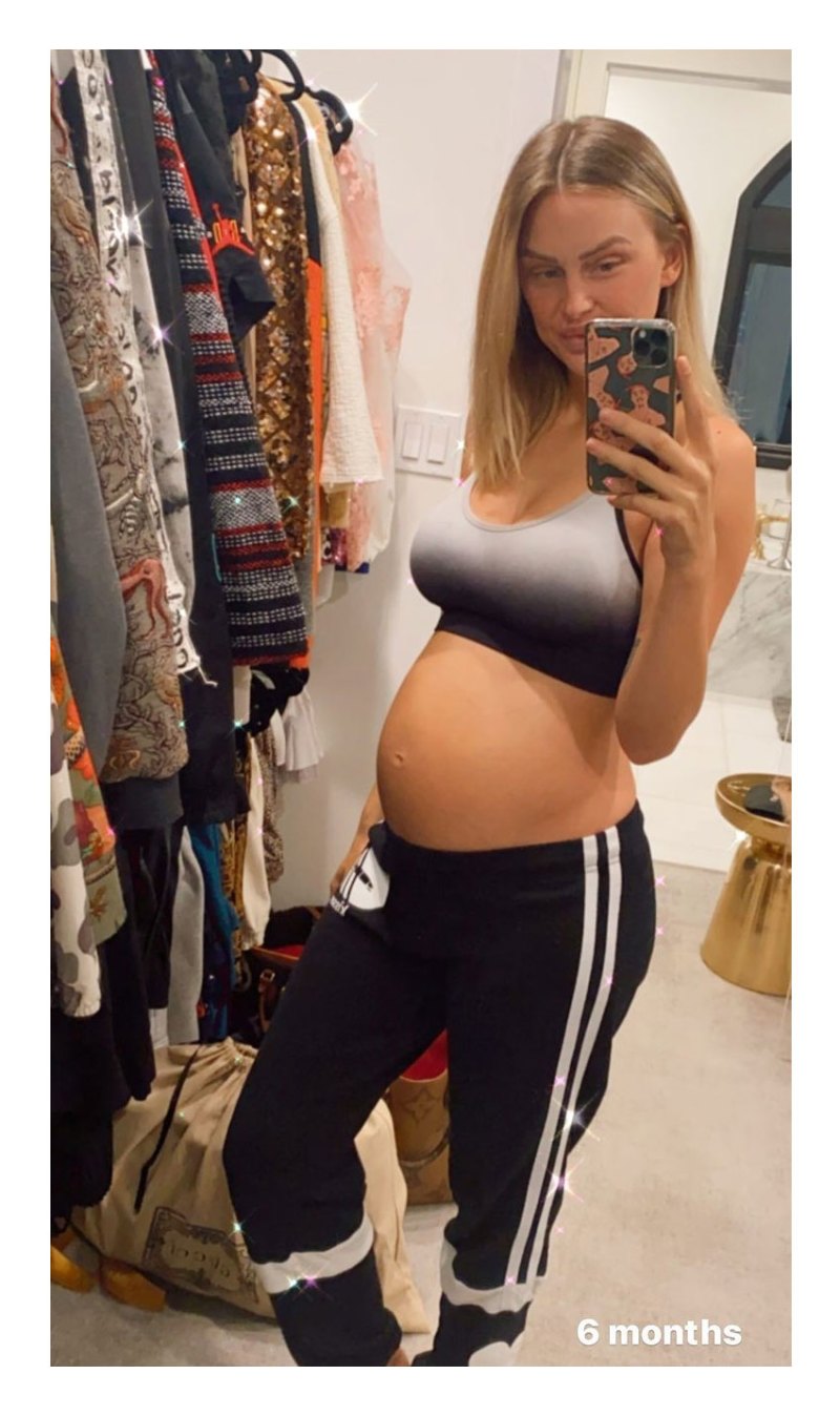 Lala Kent 6 Months Pregnant Selfie