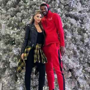 Larsa Pippen and Malik Beasley Pose in Front of Christmas Tree Amid Ongoing Romance Drama