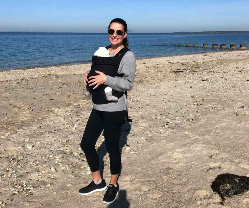 Beach Boy! Lea Michele Enjoys ‘Date’ With Her 3-Month-Old Son Ever