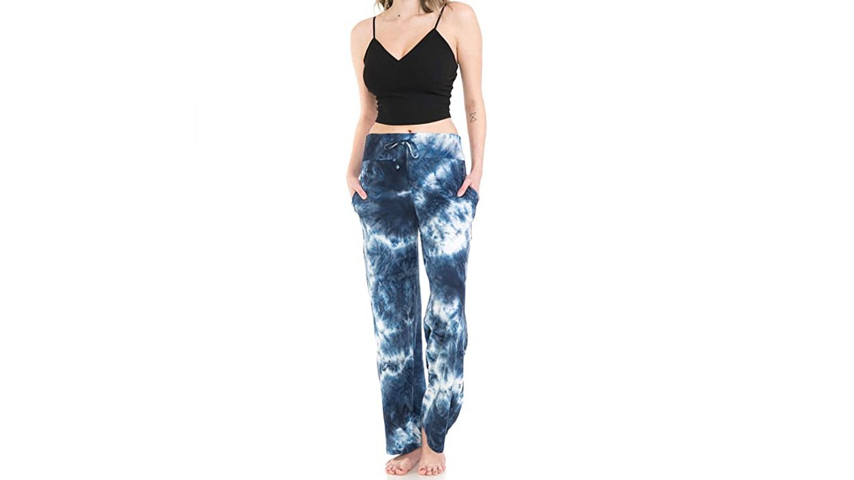 Leggings Depot Women's Popular Comfortable Casual Solid and Print Pajama Lounge Pants