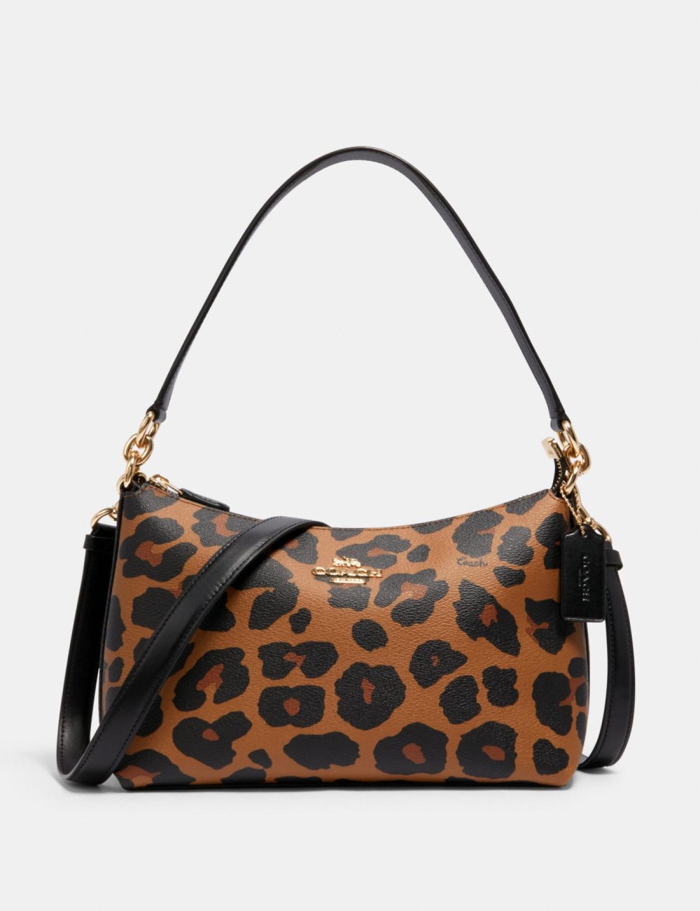 Lewis Shoulder Bag With Leopard Print