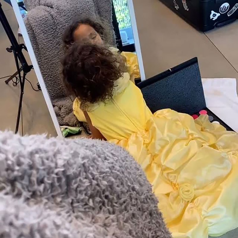 Chrissy Teigen and John Legend's Daughter Luna Simone Wearing Princess Dresses