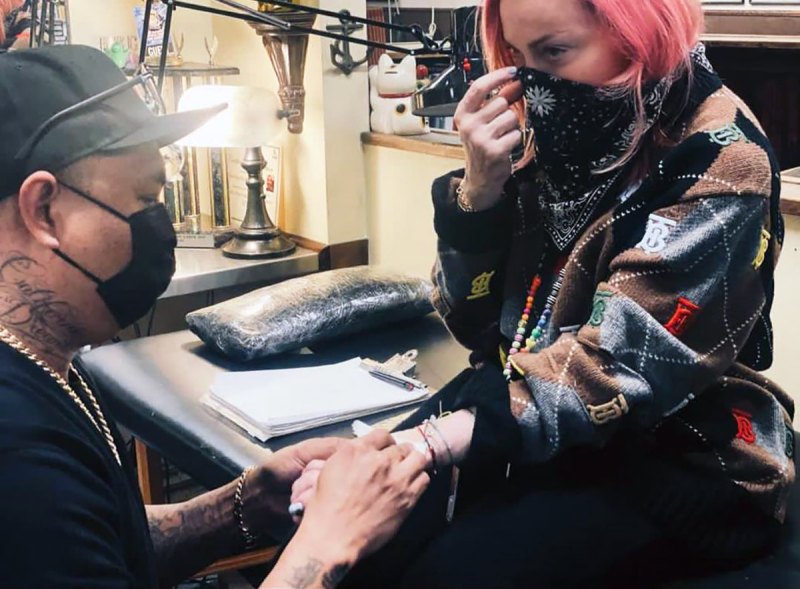 Madonna, 62, Gets Her Very 1st Tattoo and the Beautiful Design Is Touchingly Beautiful