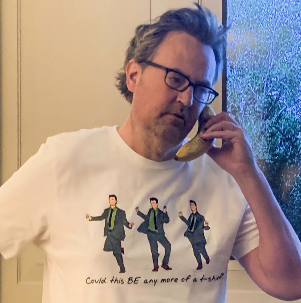 Could Matthew Perry's Chandler Bing Shirt BE Anymore Perfect?