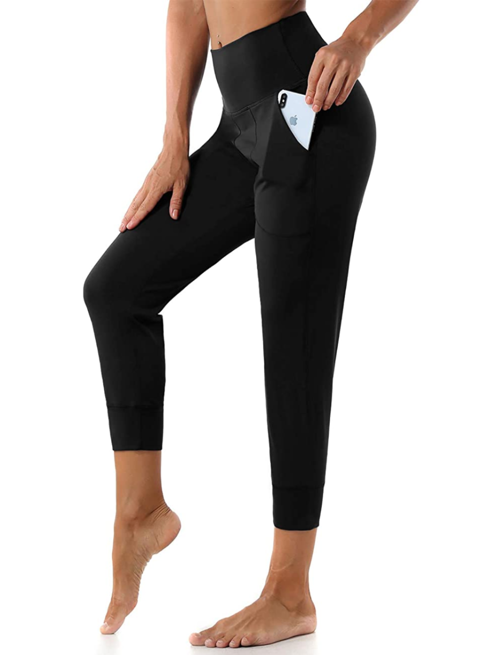 Mesily Women's Athletic High Waist Sweatpant Yoga Pant with Pockets