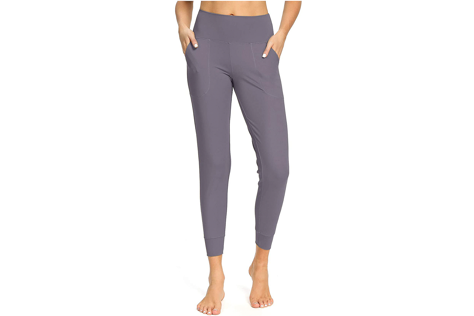 Mesily Women's Athletic High Waist Sweatpant Yoga Pant with Pockets