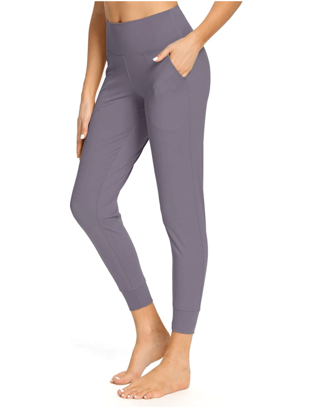 Mesily Women's Athletic High Waist Sweatpant Yoga Pant with Pockets
