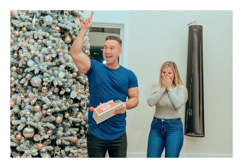 Mike The Situation Sorrentino and Wife Lauren Announce Having a Boy Gender Reveal Instagram