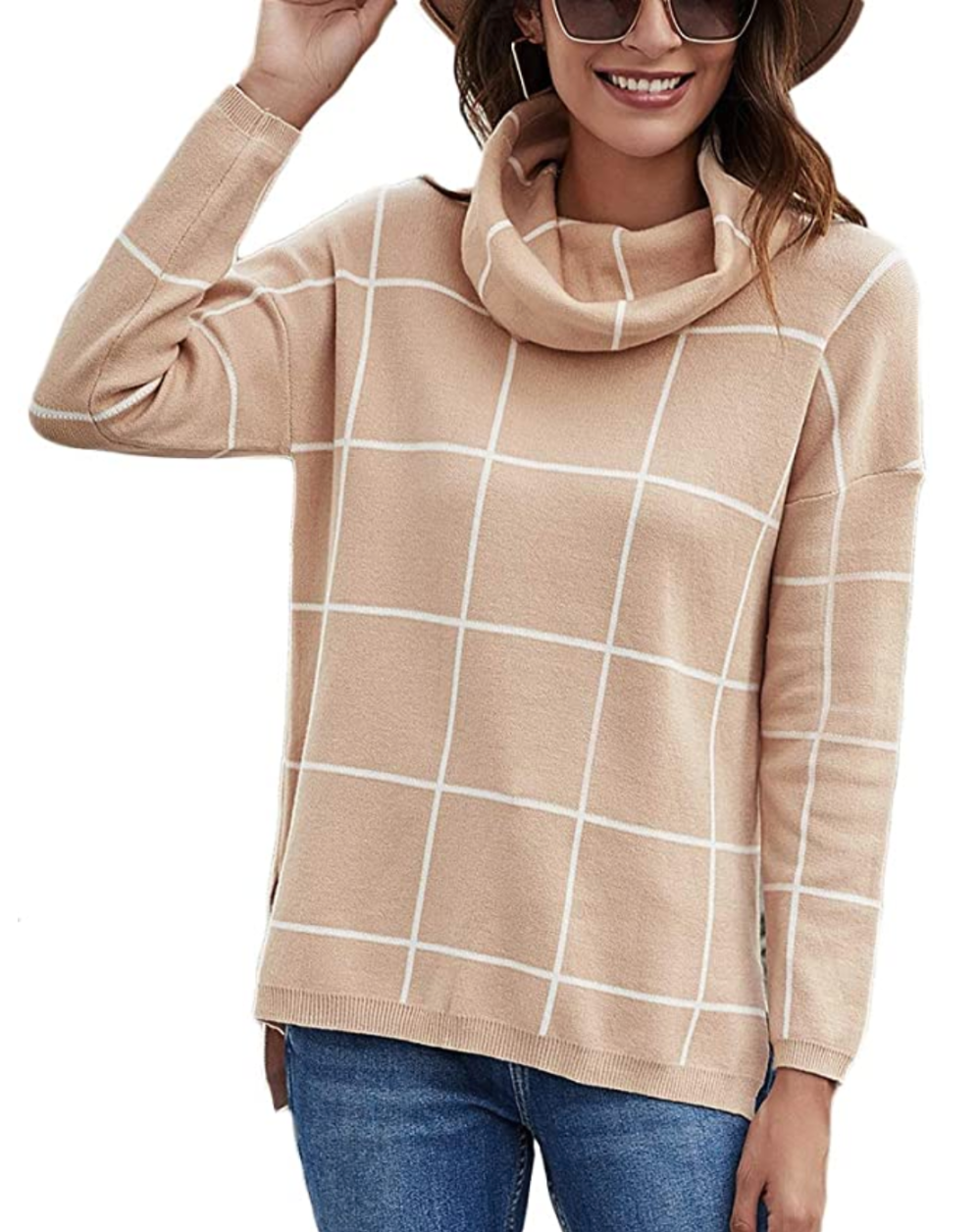 Naggoo Women's Turtleneck Knitted Sweater