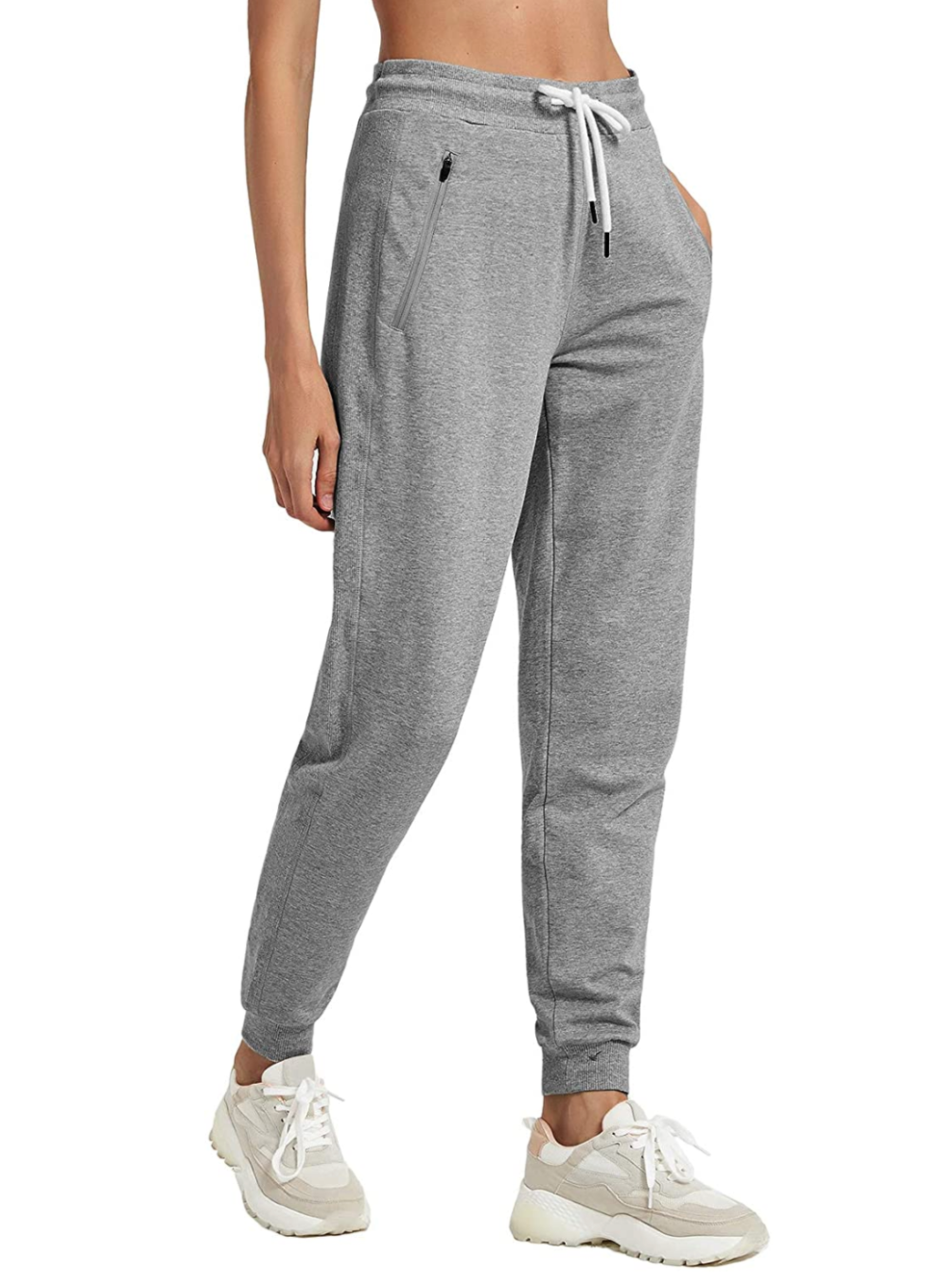 PULI Women Workout Sweatpants Cotton Jogger