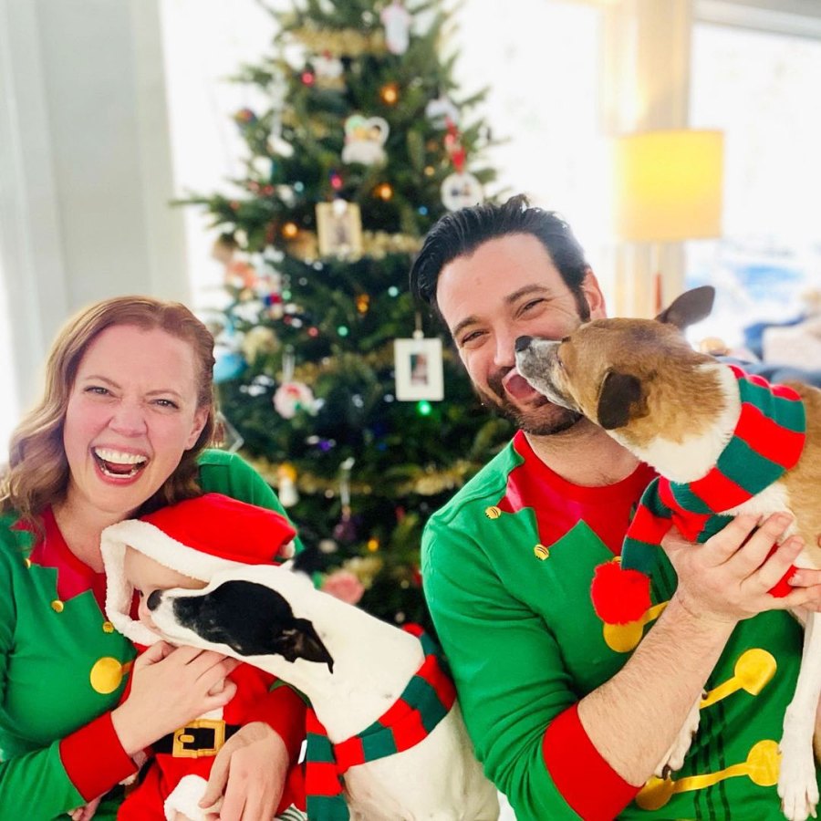Patti Murin and Colin Donnell Celebrity Kids Wearing Festive Pajamas During 2020 Holiday Season