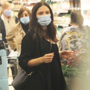 Pregnant Katherine McPhee Covers Baby Bump While Grocery Shopping