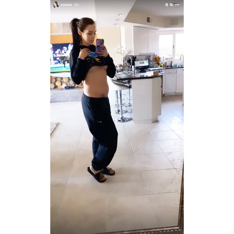Pregnant Scheana Shay Has Underboob