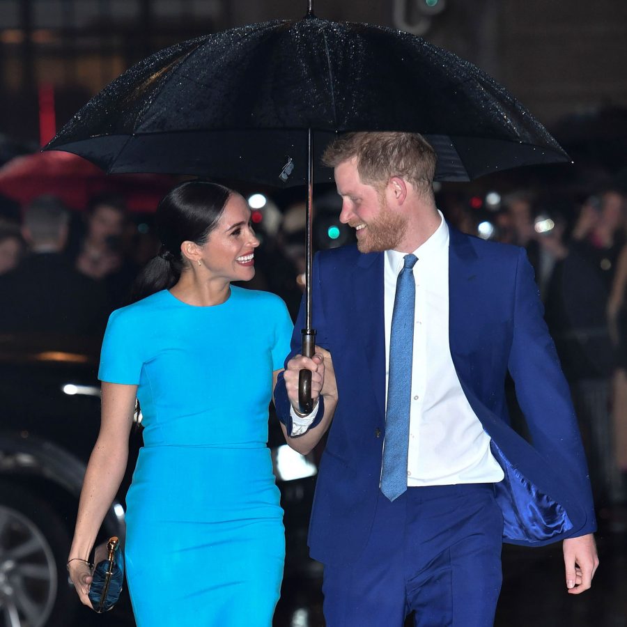 Prince Harry and Meghan Markle Under Umbrella at Endeavour Awards Best Photos of 2020