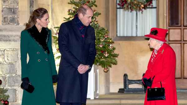 Prince William Kate Reunite With the Queen From 6 Feet Away After Trip