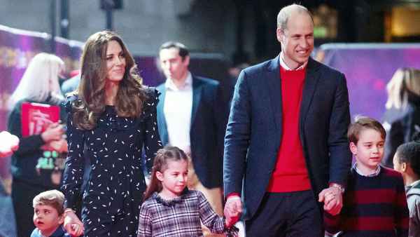 Prince Louis Duchess Kate Princess Charlotte Prince William and Prince George at the Palladium Theatre Prince William and Duchess Kate Plan to Bring Kids to More Royal Engagements