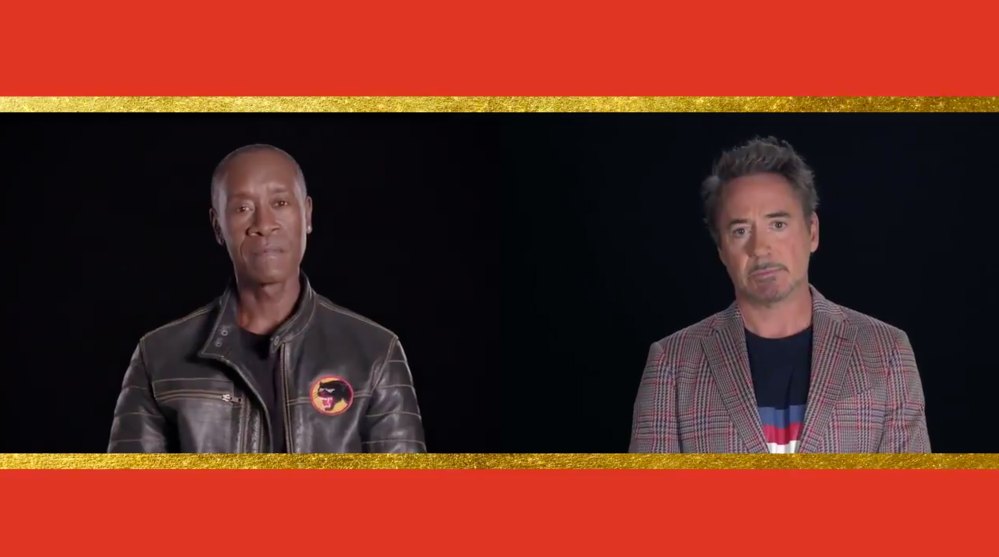 Robert Downey Jr. and Don Cheadle Honor Chadwick Boseman at MTV Movie TV Awards 2020