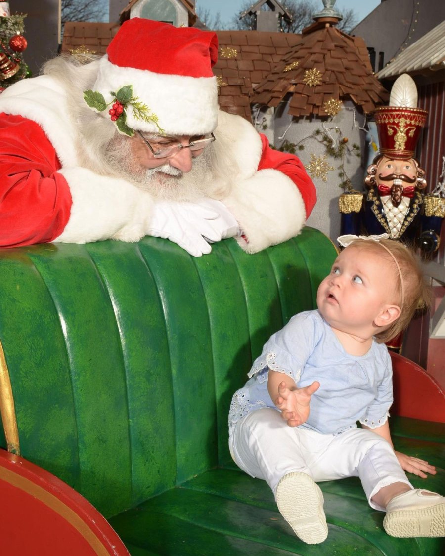 Sean Lowe Celebrity Kids Socially Distant Santa Visits in 2020 Holiday Season