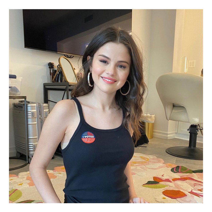 Selena Gomez Voting Best Photos of 2020