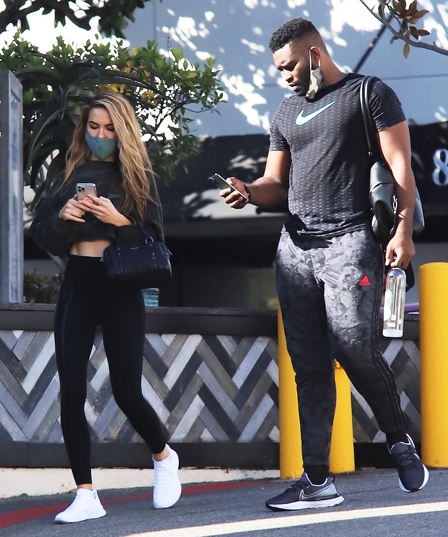 Chrishell Stause, DWTS' Keo Motsepe Show PDA After Workout