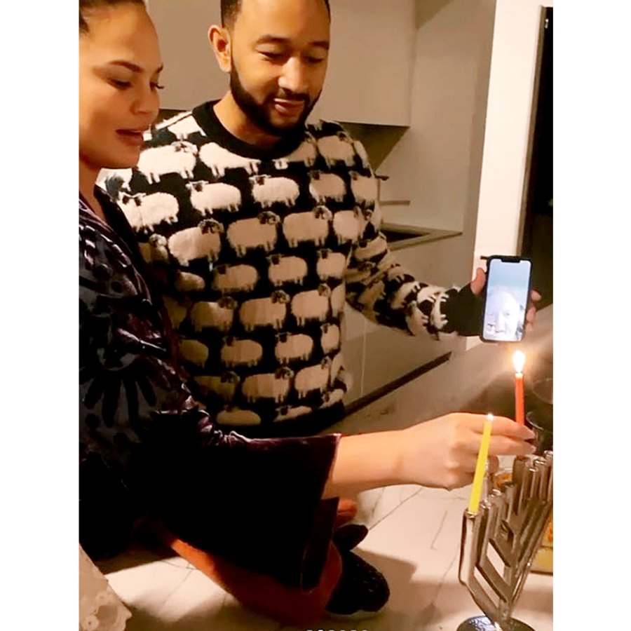 Chrissy Teigen Stars Celebrate Hanukkah 2020