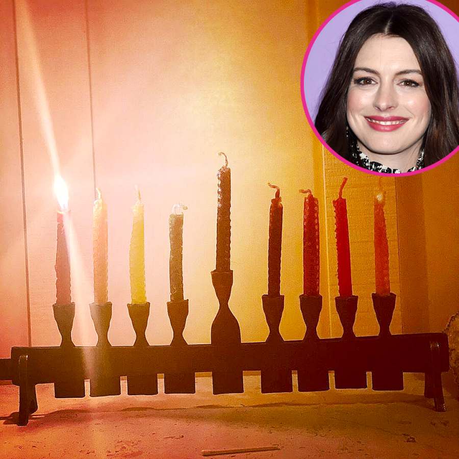 Anne Hathaway Stars Celebrate Hanukkah 2020