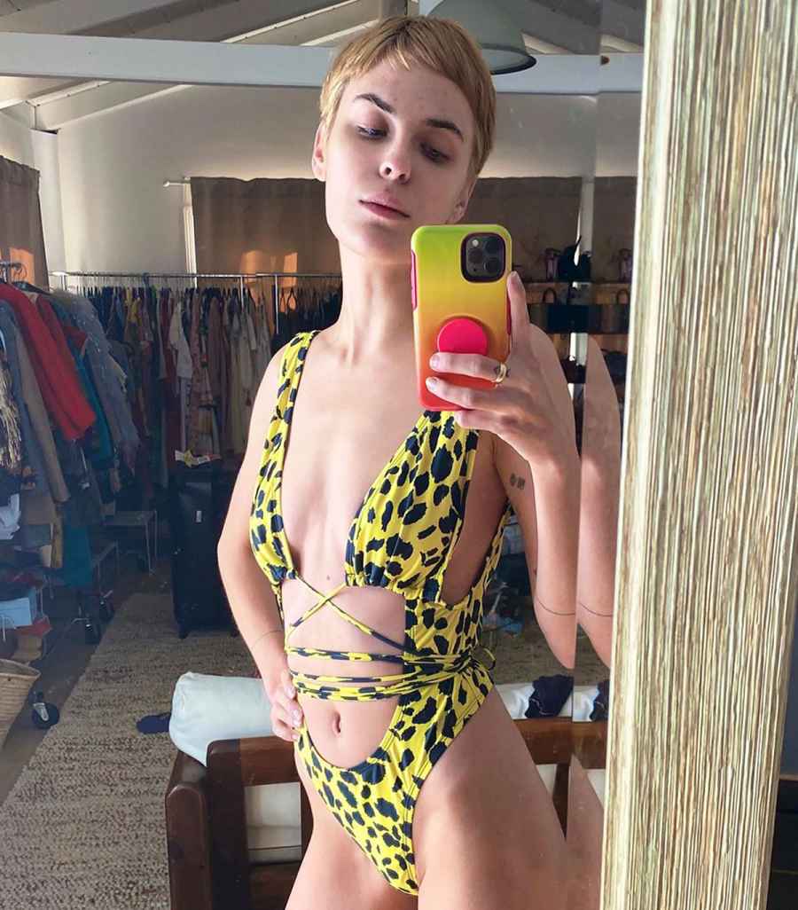 Tallulah Willis Rocks the Coolest (and Skimpiest!) Animal Print One-Piece