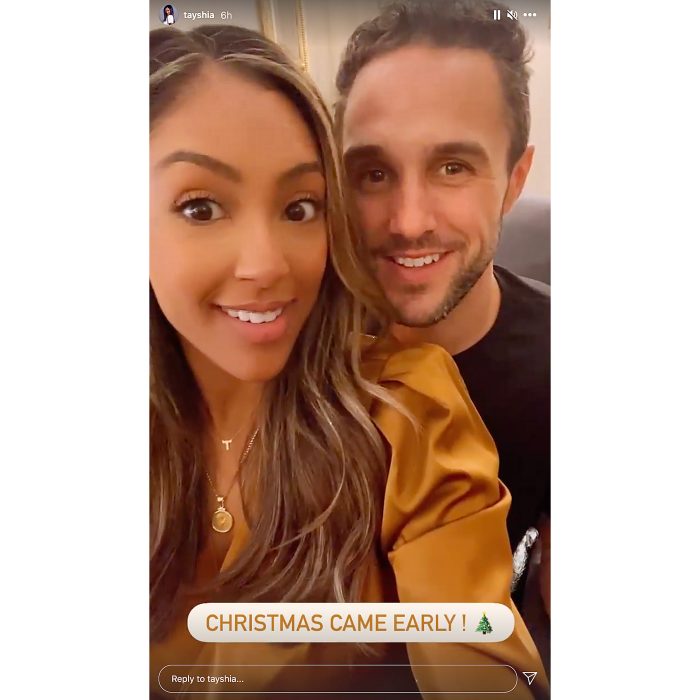 Tayshia Adams Cozies Up to Zac Clark at Home After Emotional Bachelorette Finale