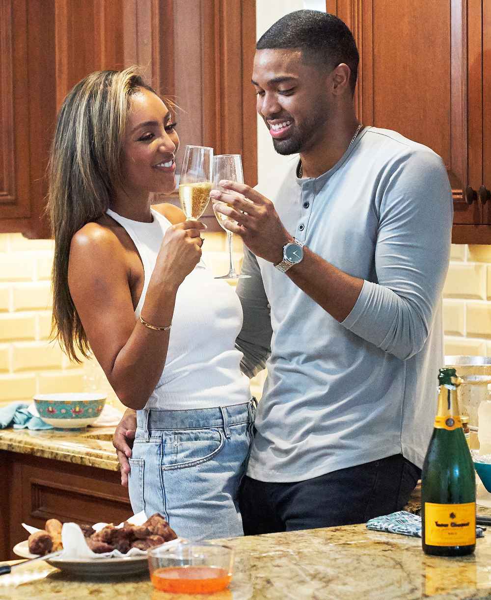 Tayshia Adams and Ivan on The Bachelorette Tayshia Adams Dishes the Reason Behind Ivan Hall Exit and Why She Doesnt Regret Bringing Ben Smith Back