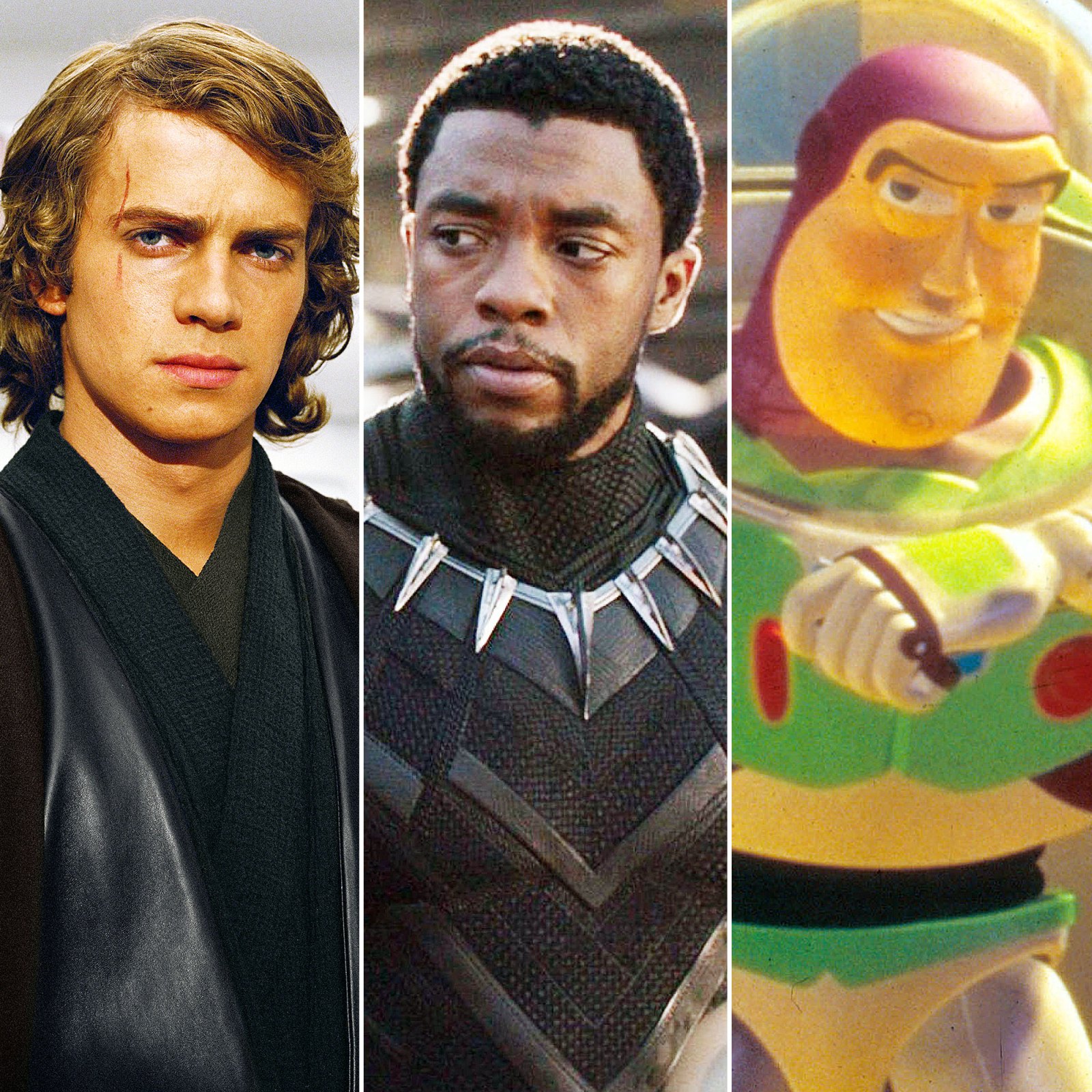 Hayden Christensen Chadwick Boseman and Buzz Lightyear The Biggest Projects Revealed During Disneys End-of-Year Event