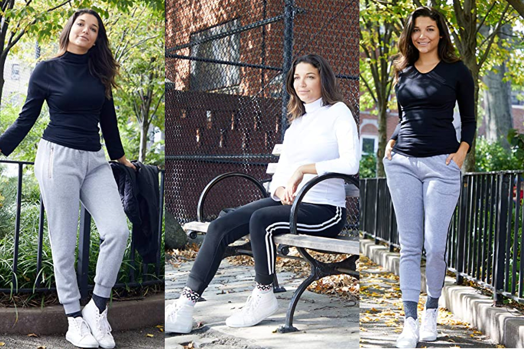 UNIQUE STYLES ASFOOR Fleece Joggers Sweatpants for Women