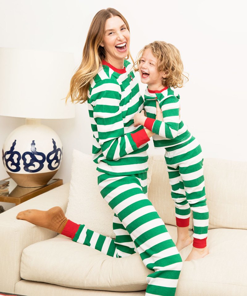 Whitney Port and Son Sonny in Matching Christmas PJs
