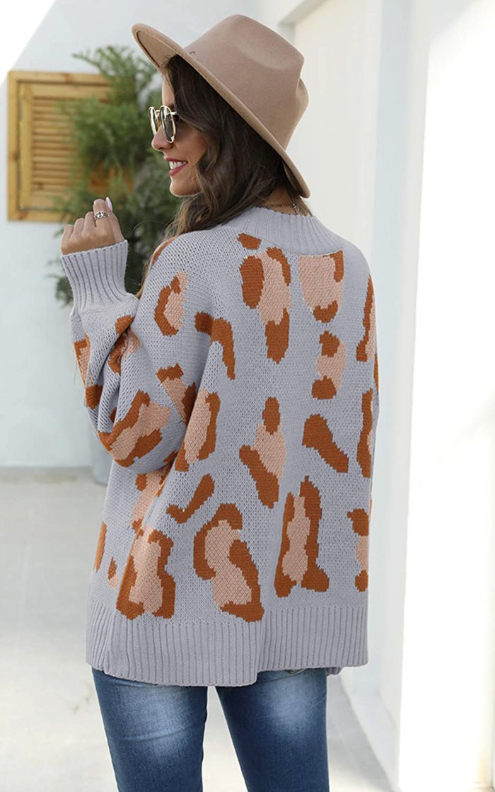 Angashion Leopard Pullover Proves Why Sweater Weather Is the Best