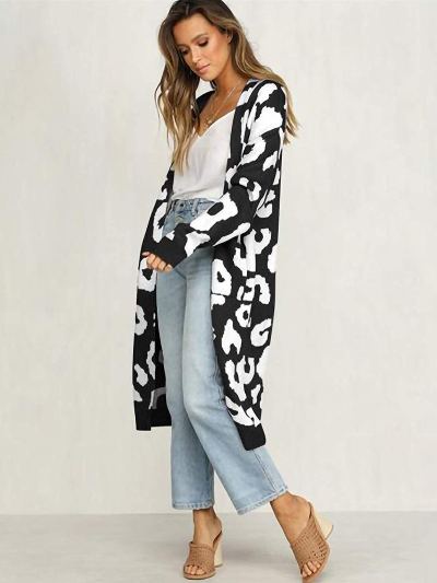 Anna-Kaci Longline Leopard Cardigan Is an Instant Outfit Upgrade | Us ...