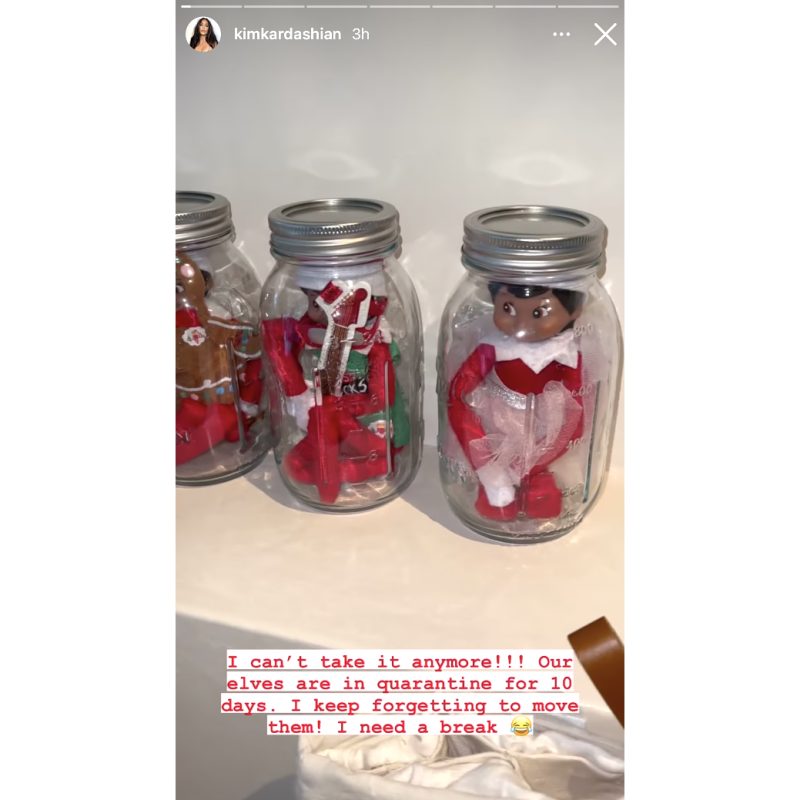 Kim Kardashian These Celebrity Parents Are Making Santa Claus Proud With Creative Elf on the Shelf Setups