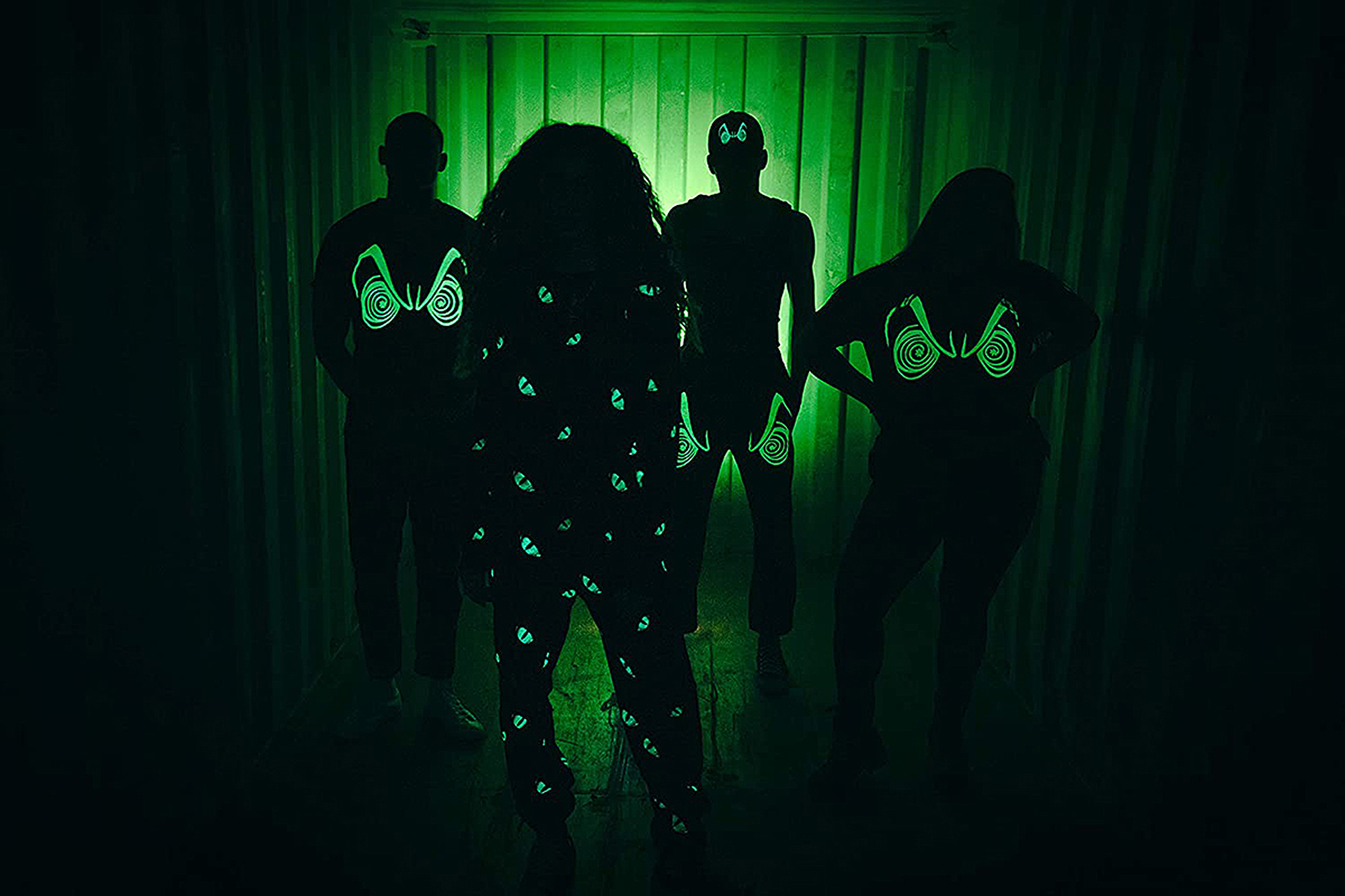 disney-heidi-klum-villains-glow-in-the-dark-clothes