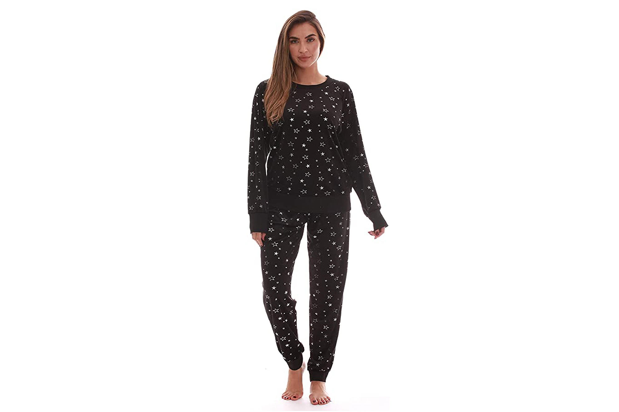 #followme Women’s Jogger Pajama Pants Set Ultra-Soft Velour PJs
