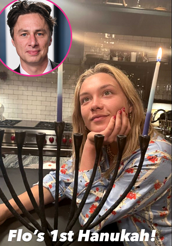 Zach Braff and Florence Pugh Stars Celebrate Hanukkah 2020