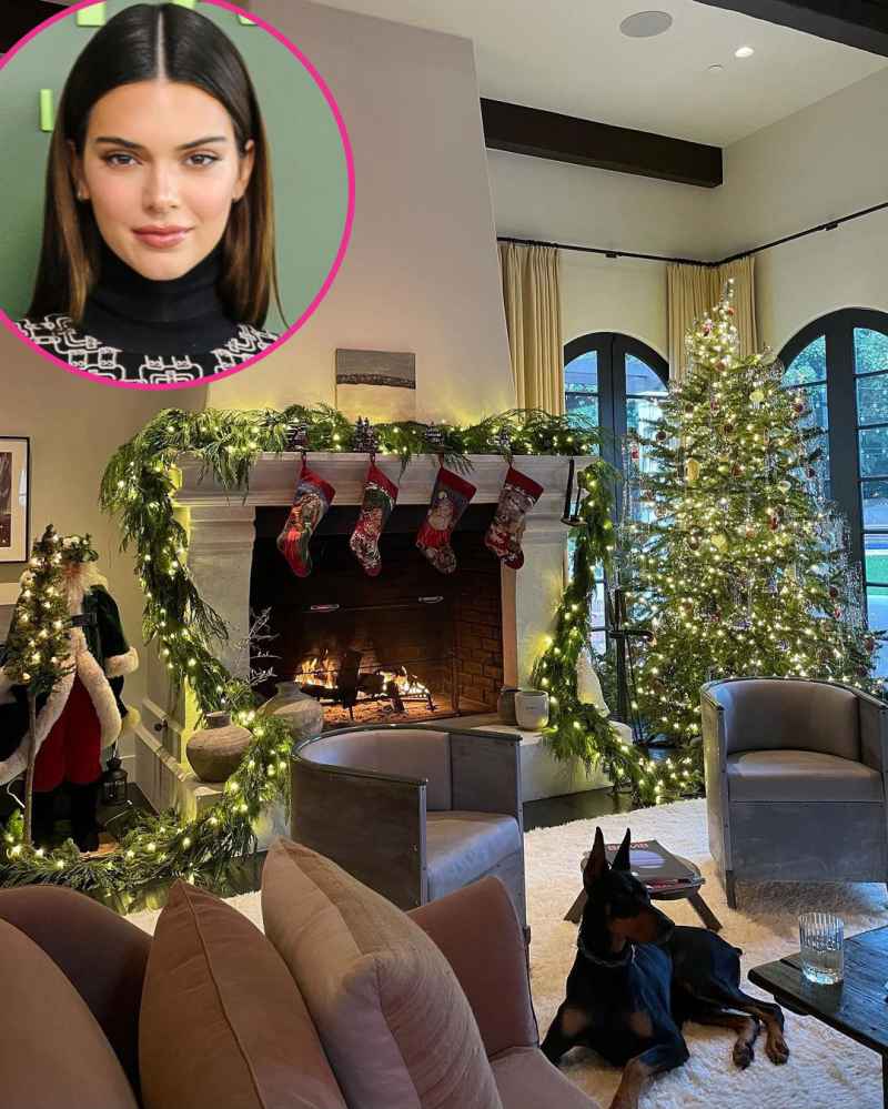 Kendall Jenner Kardashian-Jenner Family Holiday Decorations of 2020