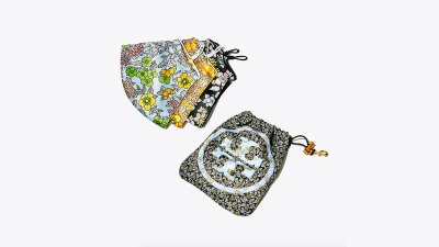 Tory Burch Printed Face Mask, Set of 3 With Pouch