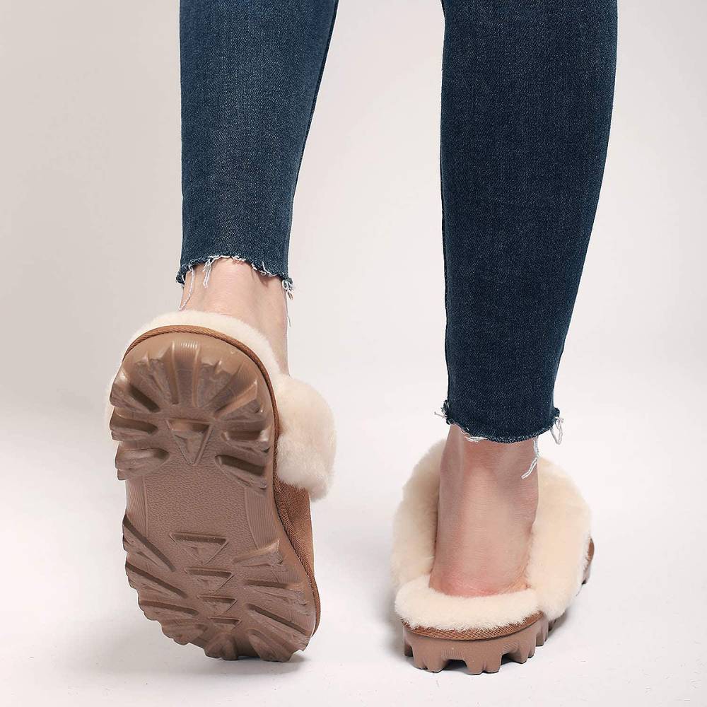 WaySoft Genuine Australian Sheepskin Slippers