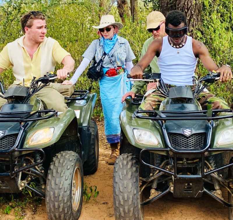 Rocco Ritchie and David Banda Madonna Enjoys a Special Trip to Kenya With Boyfriend Ahlamalik Williams and Kids