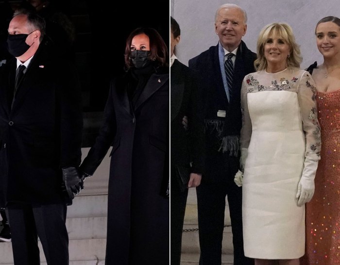 Kamala Harris and Jill Biden Inauguration Night Fashion ...