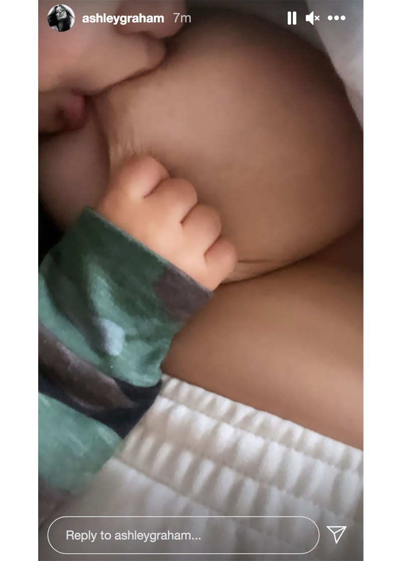 Ashley Graham’s Sweetest Breast-Feeding Shots With Son Isaac: Nursing Album