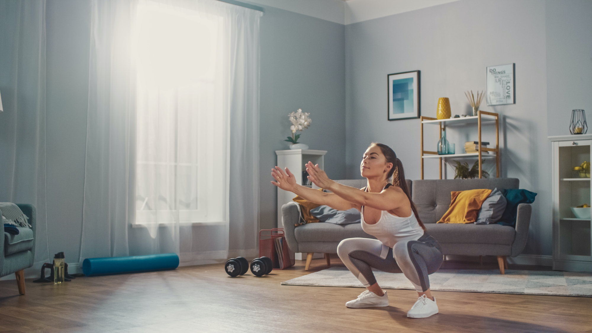 At-Home-Gym-Stock-Photo