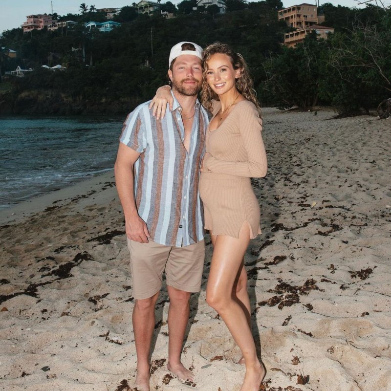 Beach Bump Lauren Bushnell and Chris Lane Babymoon Pregnant