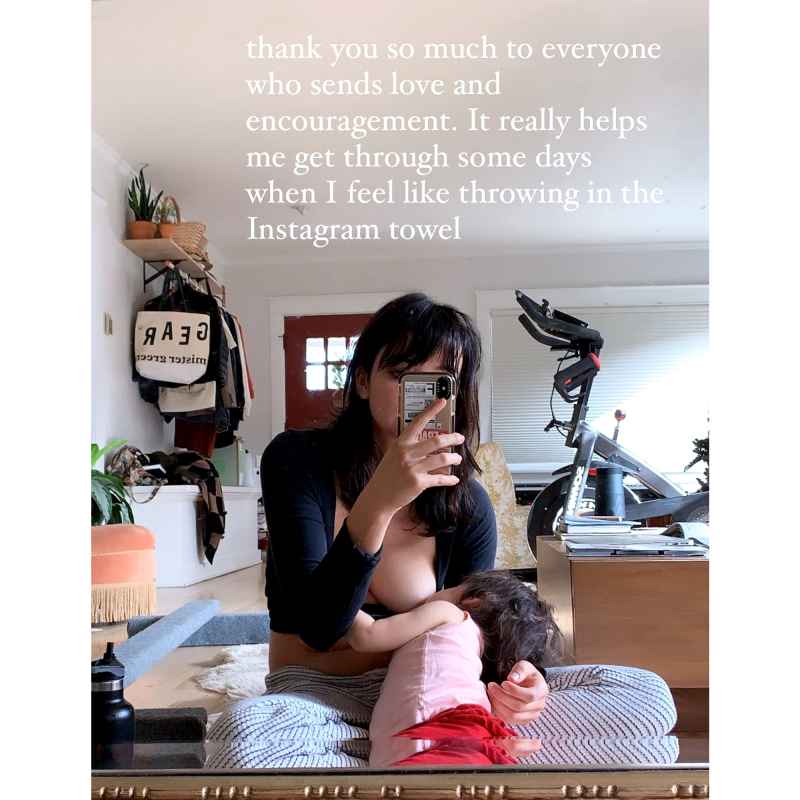 Bekah Martinez Sweetest Breast-Feeding Shots With Kids Giving Thanks