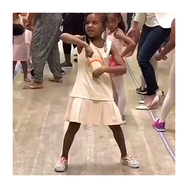 Beyonce Daughter Blue Ivy 9 Dances Like Aunt Solange Knowles
